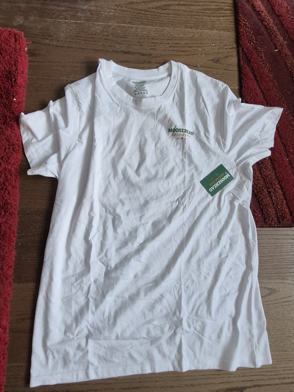Moosehead White Logo Tee